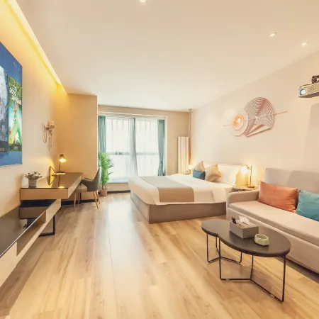 Meicheng Selected Hotel Apartment (Xiaobailou Wudao Branch) Отели рядом с достопримечательностью «Музей Тяньцзинь»