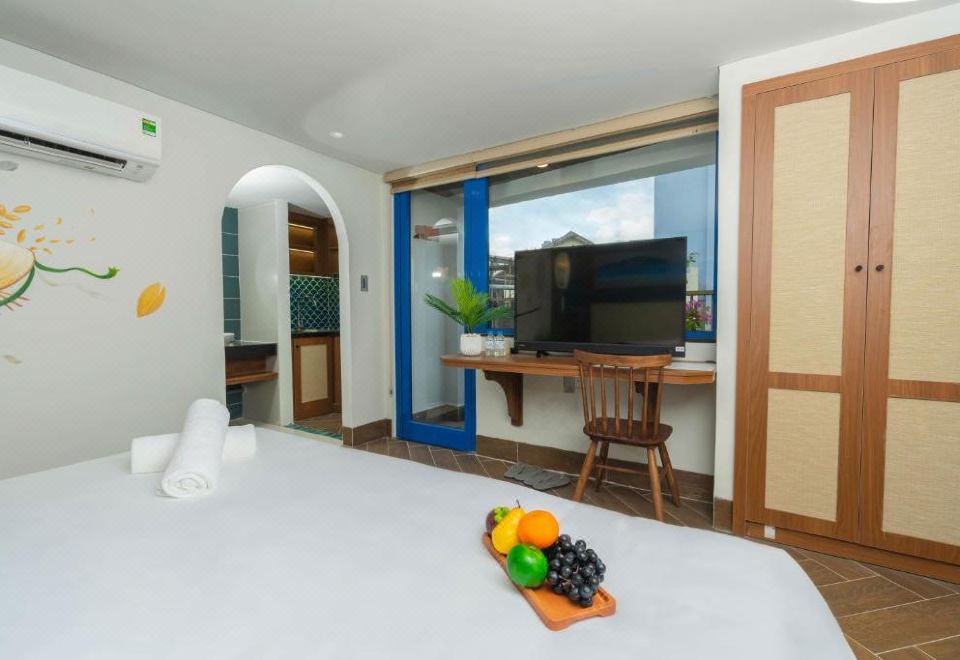 다낭 한 시장 거리