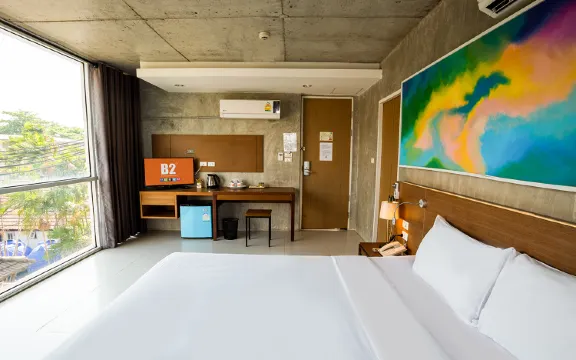 ห้องดีลักซ์พรีเมียร์วิวสวน