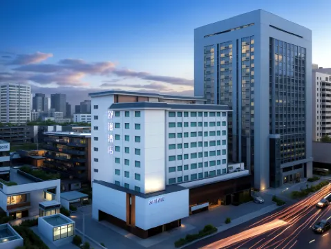 Ancient City Wall Side · Shuman Hotel (Xi'an Bell and Drum Tower Andingmen Subway Station Branch) Отели рядом с достопримечательностью «Shaanxi Institute of Industry and Transportation - Training Building»