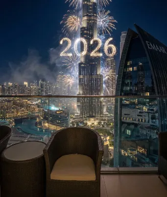 New 2BHK Full Burj & Fountain View - Hot Springs