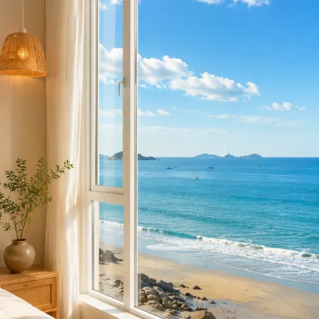 Yuhaizhiyue · Holiday Island Courtyard Vacation Boutique Stay (Qicai Dongtou Village Jiucaiao Beach)
