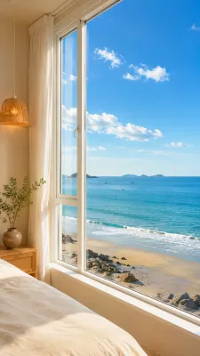 Yuhaizhiyue · Holiday Island Courtyard Vacation Boutique Stay (Qicai Dongtou Village Jiucaiao Beach) - Strand