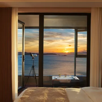 Zhujiajian Xinyu Sea View Resort Hotel (Zhujiajian Centipede Zhi Wharf Branch) Hotel dekat Gunung Putuo