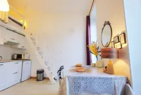 Blue Azur Residence with Balcony and Cityscape View Central City with Double Beds