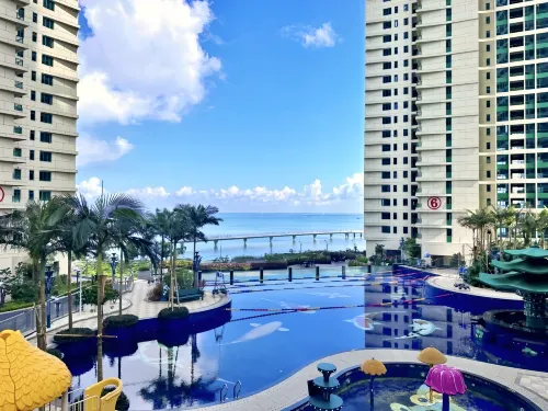 悅楓海景公寓（海底世界店） - 無邊際泳池