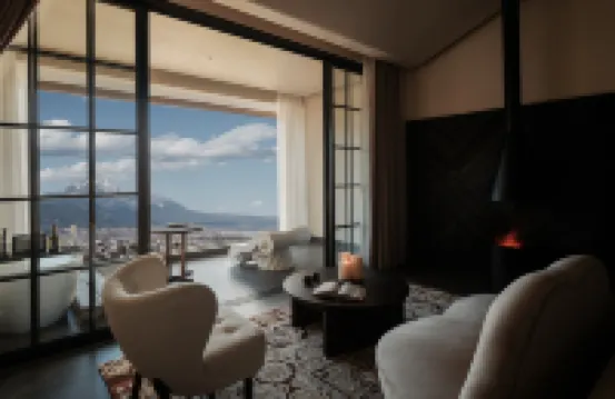 The luxury resort hotel