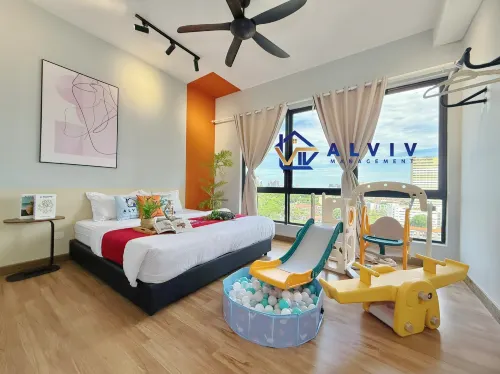 New! the Apple Residence I 2-3Br I Game I 5Min Jonker - Managed by Alviv Homestay
