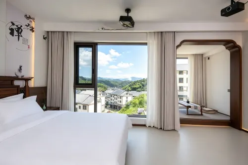 Songwood Dusk · Serene Residence (Xiandu Scenic Area, Jinyun) - شرفة