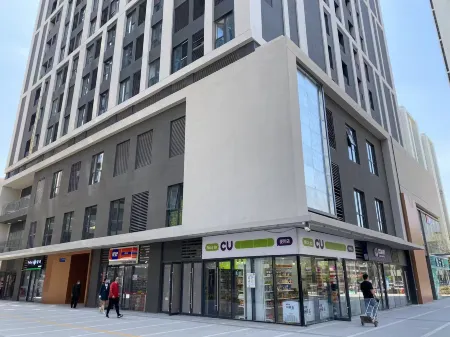 Yueyue Smart Apartment (Linyi China Resources Vientiane Hui Branch) Отели рядом с Аэропорт Линьи