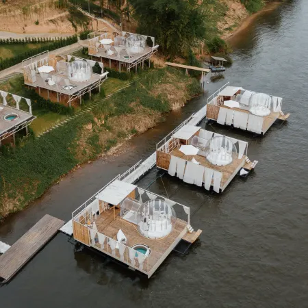 The Three Bubble Houses
