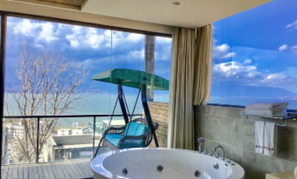 Dali romantic sea area designer holiday sea view villa