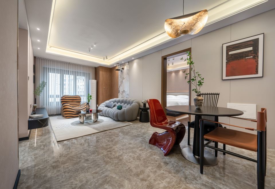 Kongshanxia 홈스테이의 주방 및 다이닝 공간