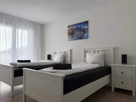 Penthouse Swiss Escape | Rooftop Terrace + Parking Отели в г. Зафенвиль