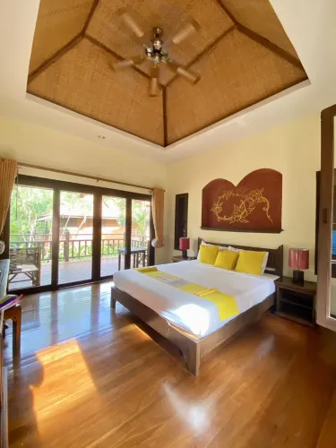 ชาเลต์พร้อมวิวสวนหย่อม