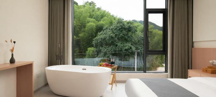 Xiyue·Smart Audio-Visual·Streamside Forest Residence·Holiday Boutique Inn Hotels in Jing County