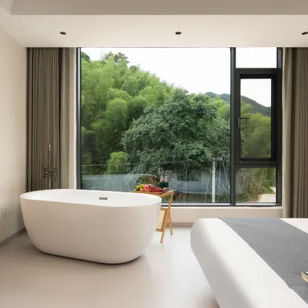 Xiyue·Smart Audio-Visual·Streamside Forest Residence·Holiday Boutique Inn