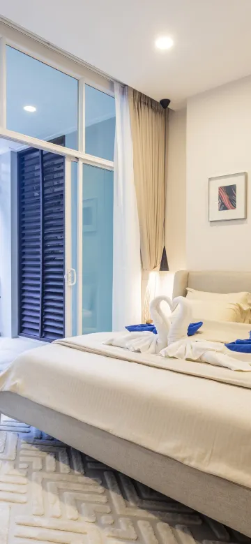 อพาร์ทเมนท์พรีเมียม 2 ห้องนอน 1204