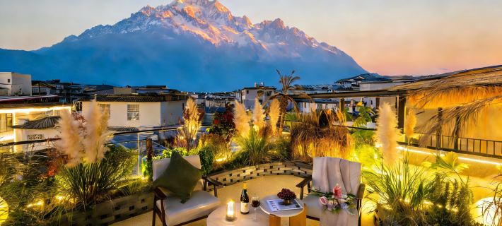 QianMan ·Vista Snow-View Panoramic Cloud Art Garden Homestay Hotéis em Cidade Antiga de Lijiang