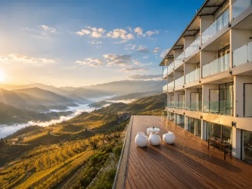 Muyi Panorama Homestay (Longji Rice Terraces Jinfodian Viewing Platform) - Mountain view