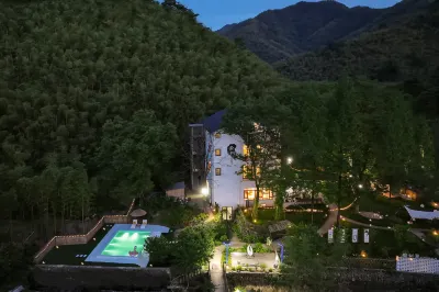 安吉榆樹夏·戶外電影·圍爐煮茶·垂釣露營·山野輕奢度假民宿 白茶觀景平臺住宿飯店