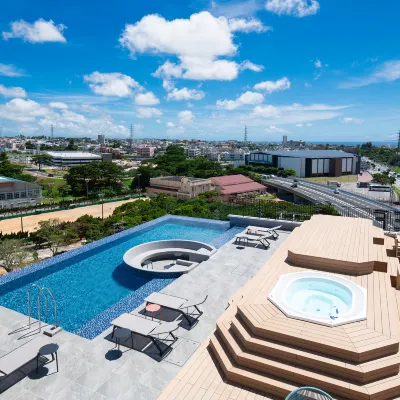 Ref Okinawa Arena by Vessel Hotels Hotel dekat Pantai Matahari Terbenam Taman Chatan