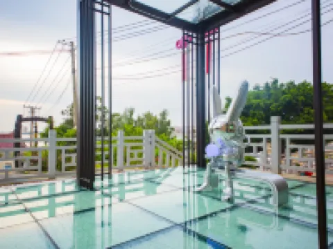 Meizhou Island • Star EARTHGAZE • STARSPANNG | 180-Degree Scenic Apartment (Mazu Ancestral Temple) 莆田のホテル