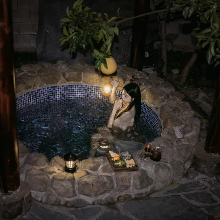 Tiffin Moganshan Su-style garden private soup medicine bath hot spring villa