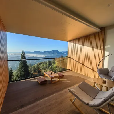 蒙頂山蒙鑫山莊 蒙頂山附近的飯店