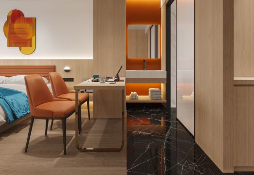 톈후 호텔 리모델링된 깨끗한 객실