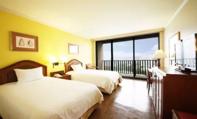 タワーシティビュービーチツインルーム グアム リーフ ホテルの写真