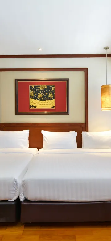 สวีทครอบครัวสองห้องนอนพร้อมเตียงเสริมสี่ตัว