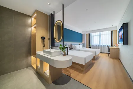 Yilong Anyun Hotel (Xianlin University City Dongliu Subway Station Branch) Отели рядом с достопримечательностью «Nanjing University of Science and Technology Zijin College»