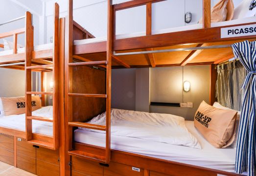 팩업 호스텔 내부