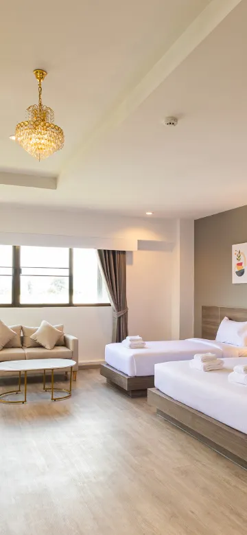 ห้องลักซ์ชัวรีสำหรับสามท่าน