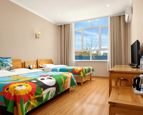 Caihong Tribe Hotel (Qicai Danxia Scenic Area) Hotéis em Condado de Linze