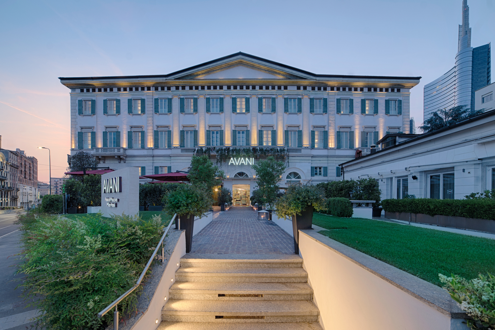 Avani Palazzo Moscova Milan Hotel Hotele w: Mediolan