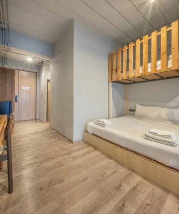 ห้องดับเบิ้ลพร้อมเตียงสองชั้น