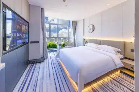 Mehood LESTIE (Wuhan Jiangxia Living Room Metro Station Aeon Mall Branch) Отели рядом с достопримечательностью «Wuhan University of Science and Technology Department of Physical Education (Maojiawan)»