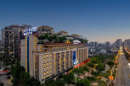 Siji Lanting Hotel (Cangzhou High-speed Railway Station Southwest Business & Trade City Branch) Отели в г. Лучжоу