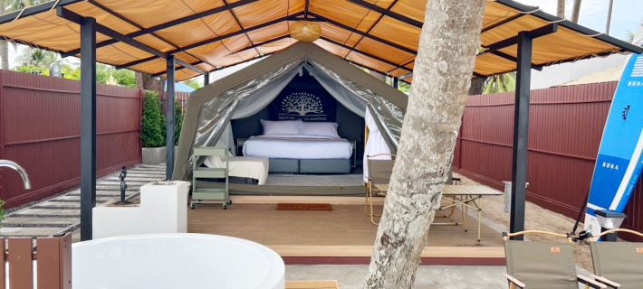 Sichon Glamping Resort, Beachfront Hotels in Sichon