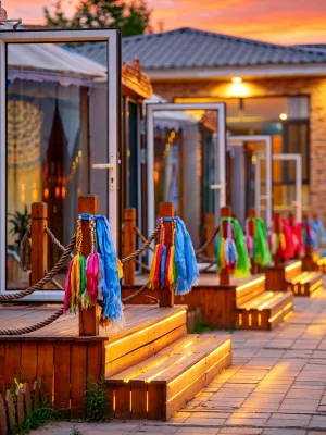 魅力火山・星野囲炉民宿（烏蘭哈達火山地質公園） のホテル