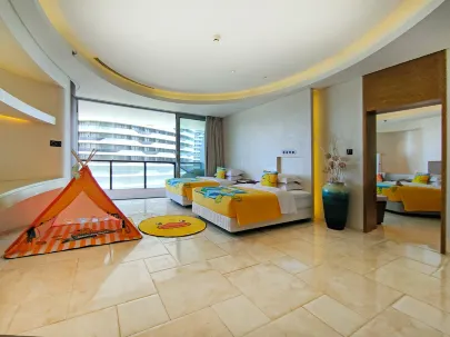 Phoenix Island Resort Sanya Suite familiar ejecutiva, 2 dormitorio(s), con vistas al mar