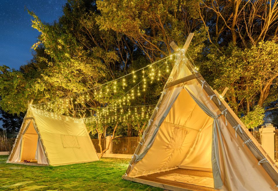 Manhaosi Xiyuan Mansion의 순수 천연 온천 풀 이미지