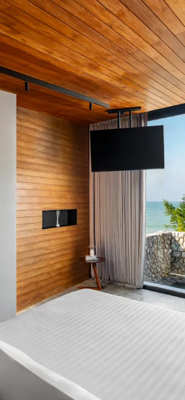 วิลล่าสวีทริมชายหาดริมสระน้ำ