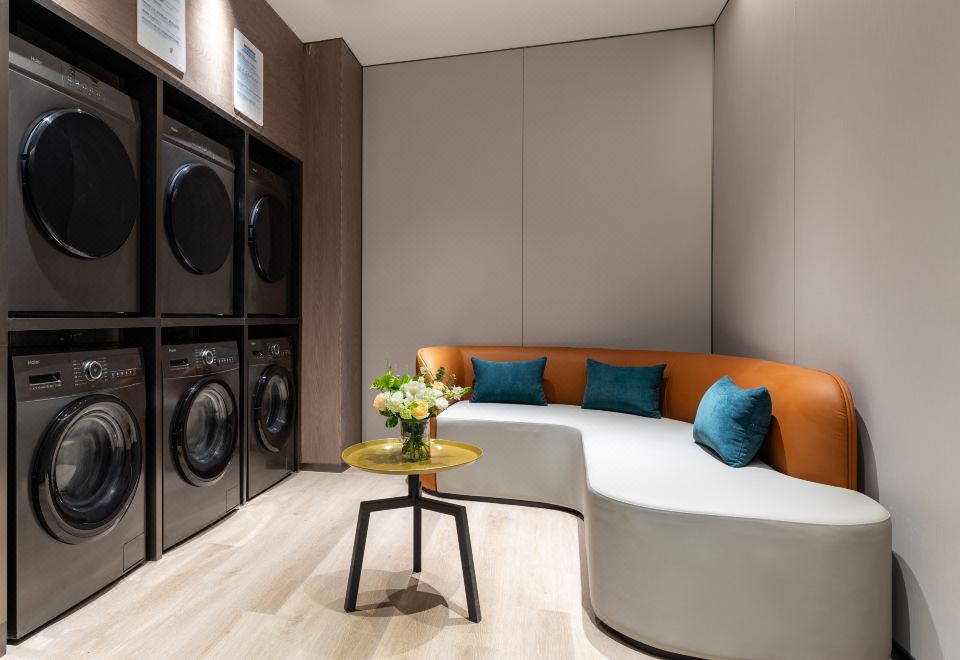 홀리데이 인 익스프레스 창펑 파크 호텔의 침실