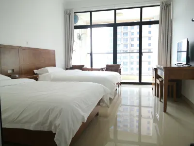 Wenchang Jingtong Yejingwan Aerospace Vacation Homestay 이룽완 해상 도서관 주변 호텔