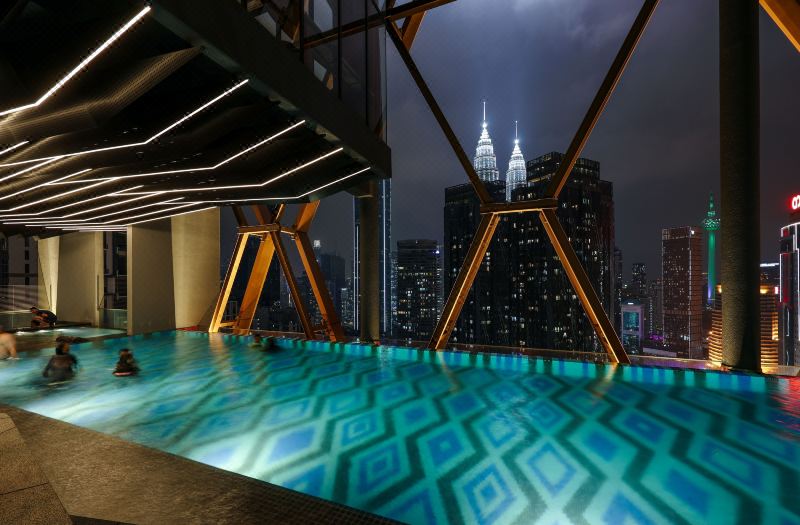 Scarletz Klcc @ Apartments By Gravity 【6mins Kuala Lumpur Tower（KL Tower） + Rooftop Infnity pool】