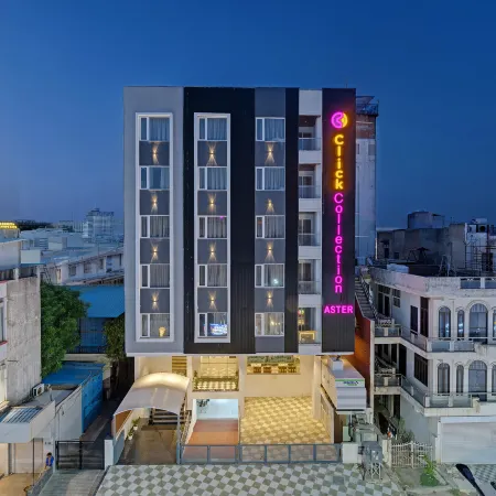 Click Collection Aster - Jaipur Отели рядом с достопримечательностью «Бирла Мандир»