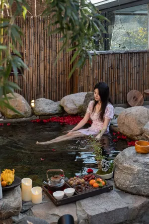 Qingdao Yushangshan·Tangchi Health Resort Hotel Отели рядом с достопримечательностью «Liuqing Bay»